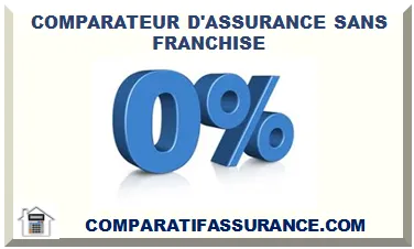 COMPARATEUR D'ASSURANCE SANS FRANCHISE 2025