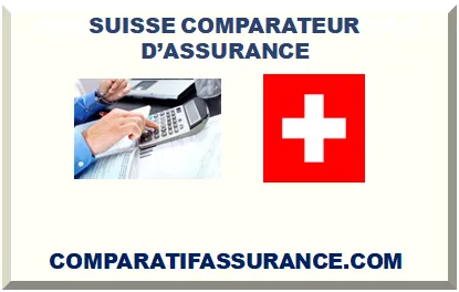 SUISSE COMPARATEUR D’ASSURANCE 2025
